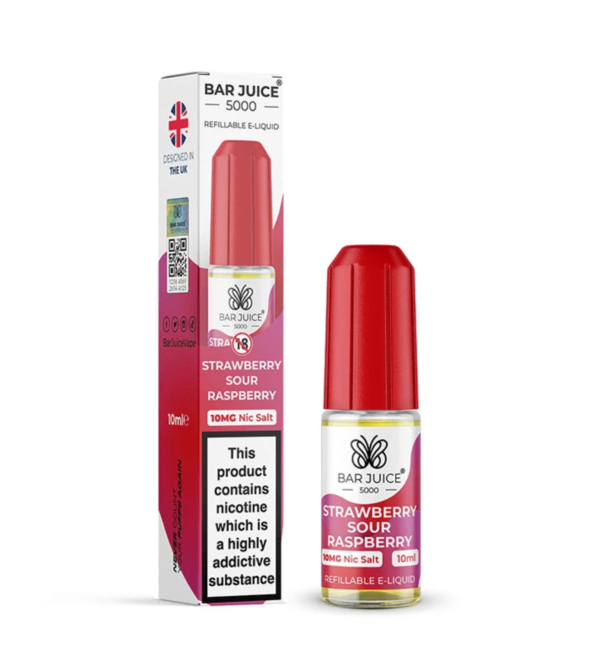 BAR JUICE 5000 Nic Salt 10ml E Liquid 10mg 20mg 50/50 VG/PG