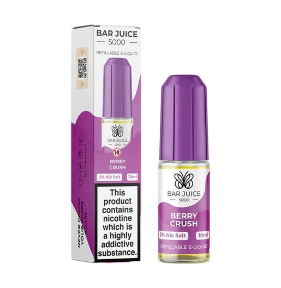 BAR JUICE 5000 Nic Salt 10ml E Liquid 10mg 20mg 50/50 VG/PG