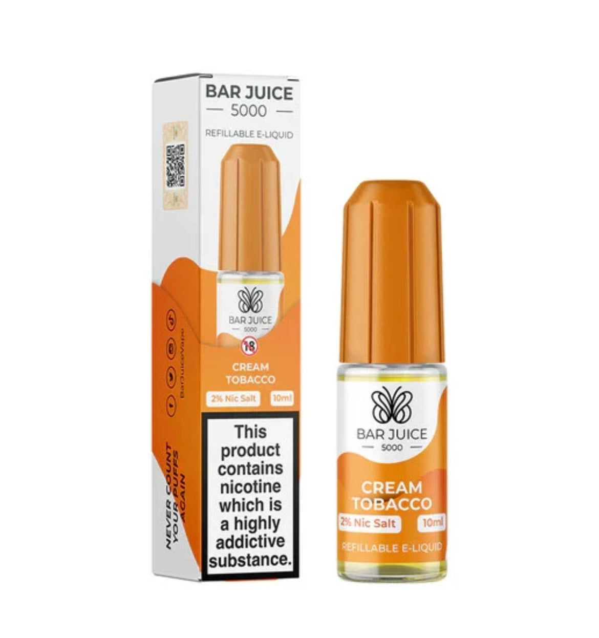 BAR JUICE 5000 Nic Salt 10ml E Liquid 10mg 20mg 50/50 VG/PG
