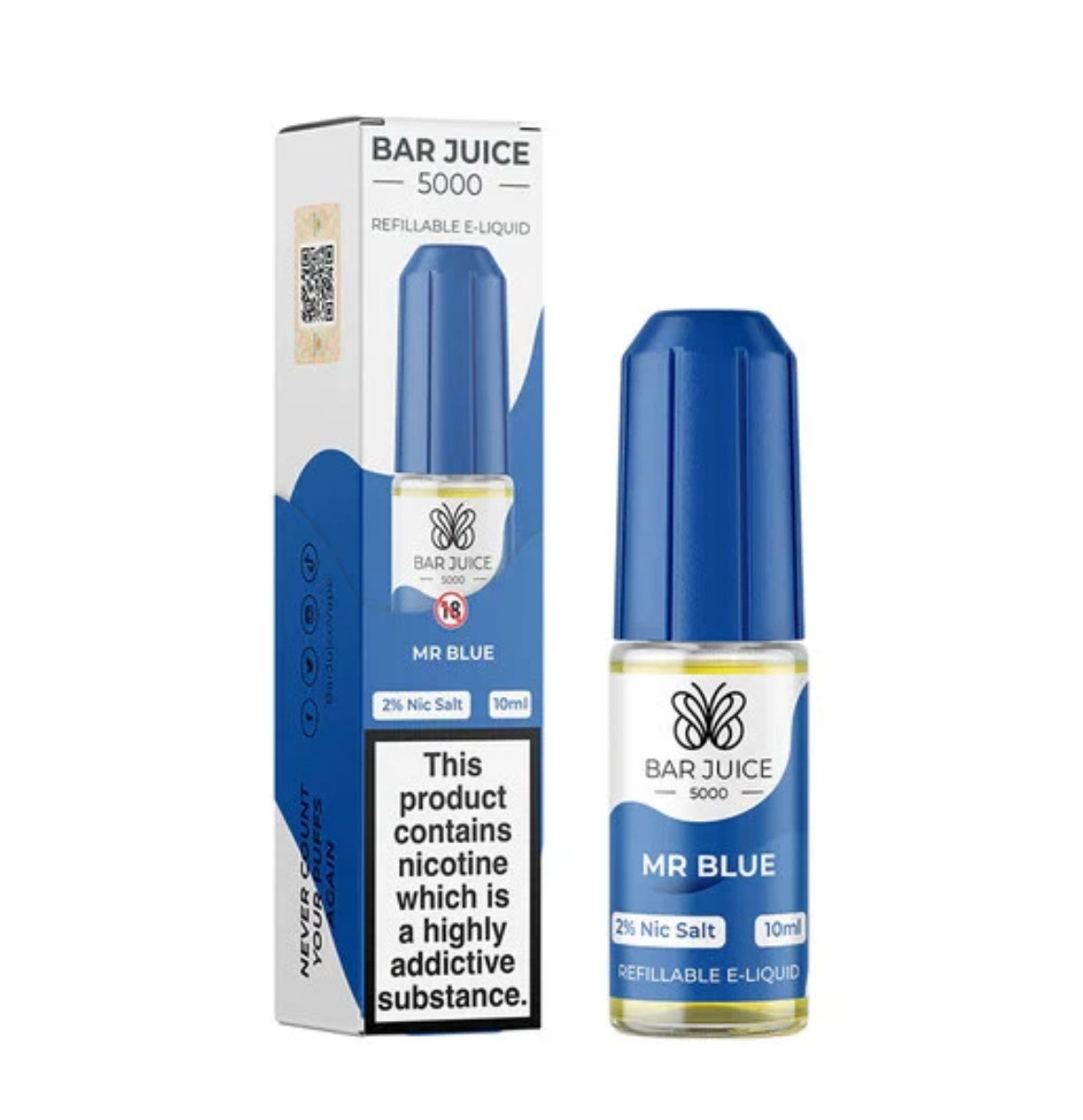 BAR JUICE 5000 Nic Salt 10ml E Liquid 10mg 20mg 50/50 VG/PG