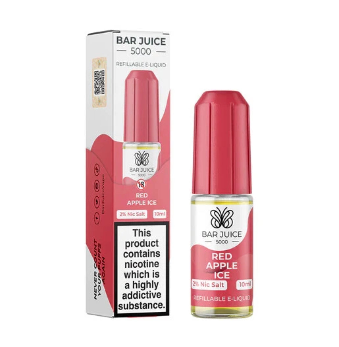 BAR JUICE 5000 Nic Salt 10ml E Liquid 10mg 20mg 50/50 VG/PG