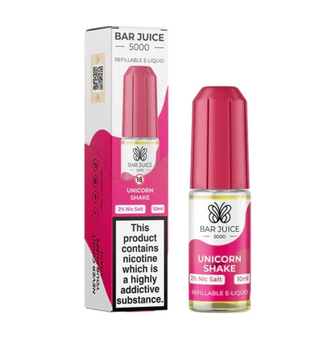 BAR JUICE 5000 Nic Salt 10ml E Liquid 10mg 20mg 50/50 VG/PG