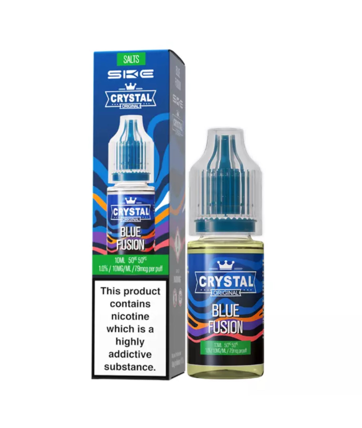 SKE Crystal Nic Salts 10ml E-Liquid | 10mg , 20mg Vape Juice 50VG/50PG