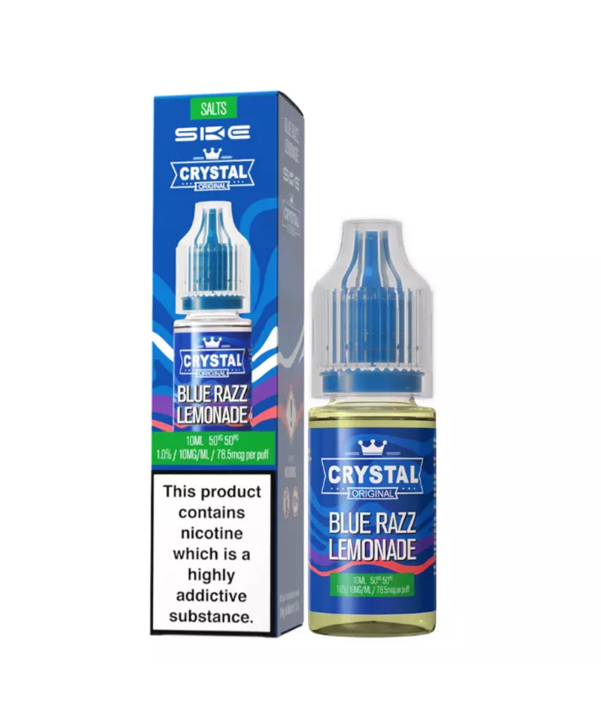 SKE Crystal Nic Salts 10ml E-Liquid | 10mg , 20mg Vape Juice 50VG/50PG