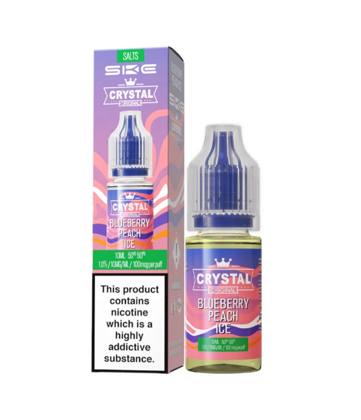 SKE Crystal Nic Salts 10ml E-Liquid | 10mg , 20mg Vape Juice 50VG/50PG