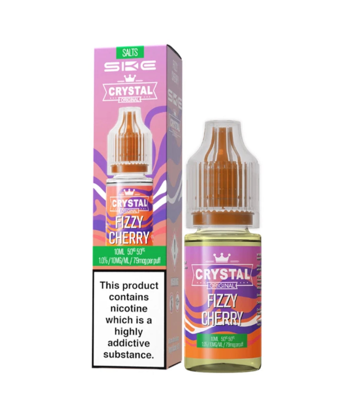 SKE Crystal Nic Salts 10ml E-Liquid | 10mg , 20mg Vape Juice 50VG/50PG