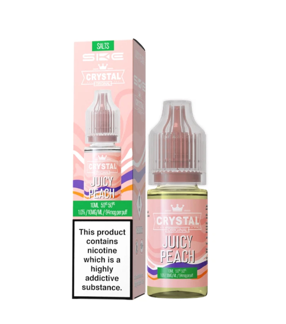 SKE Crystal Nic Salts 10ml E-Liquid | 10mg , 20mg Vape Juice 50VG/50PG