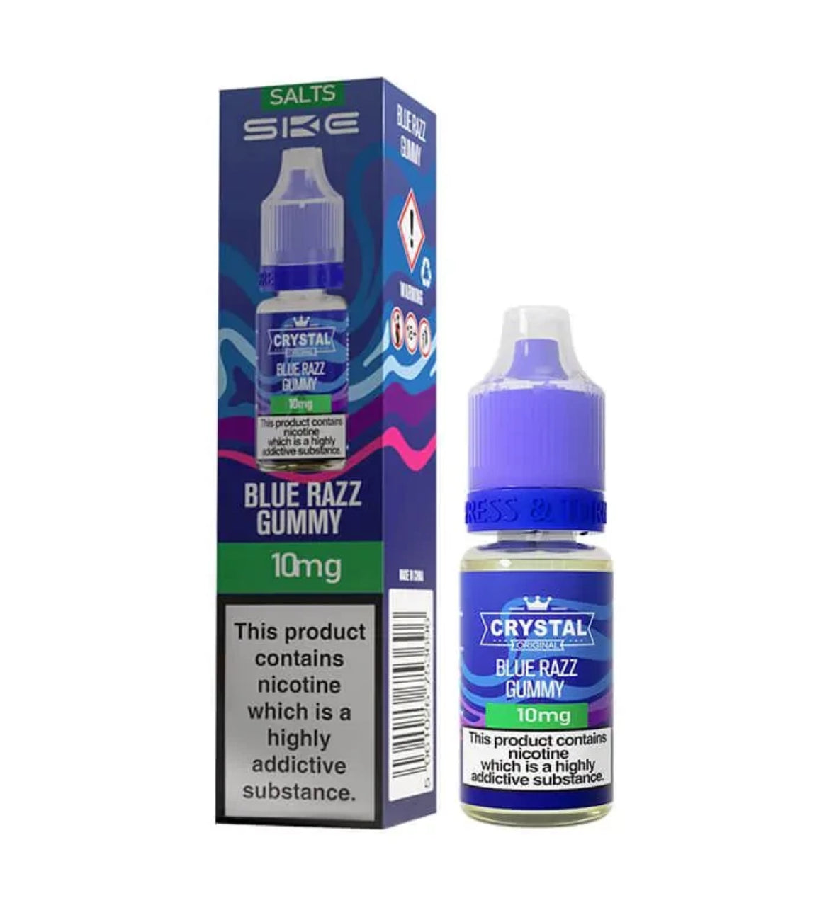 SKE Crystal Nic Salts 10ml E-Liquid | 10mg , 20mg Vape Juice 50VG/50PG