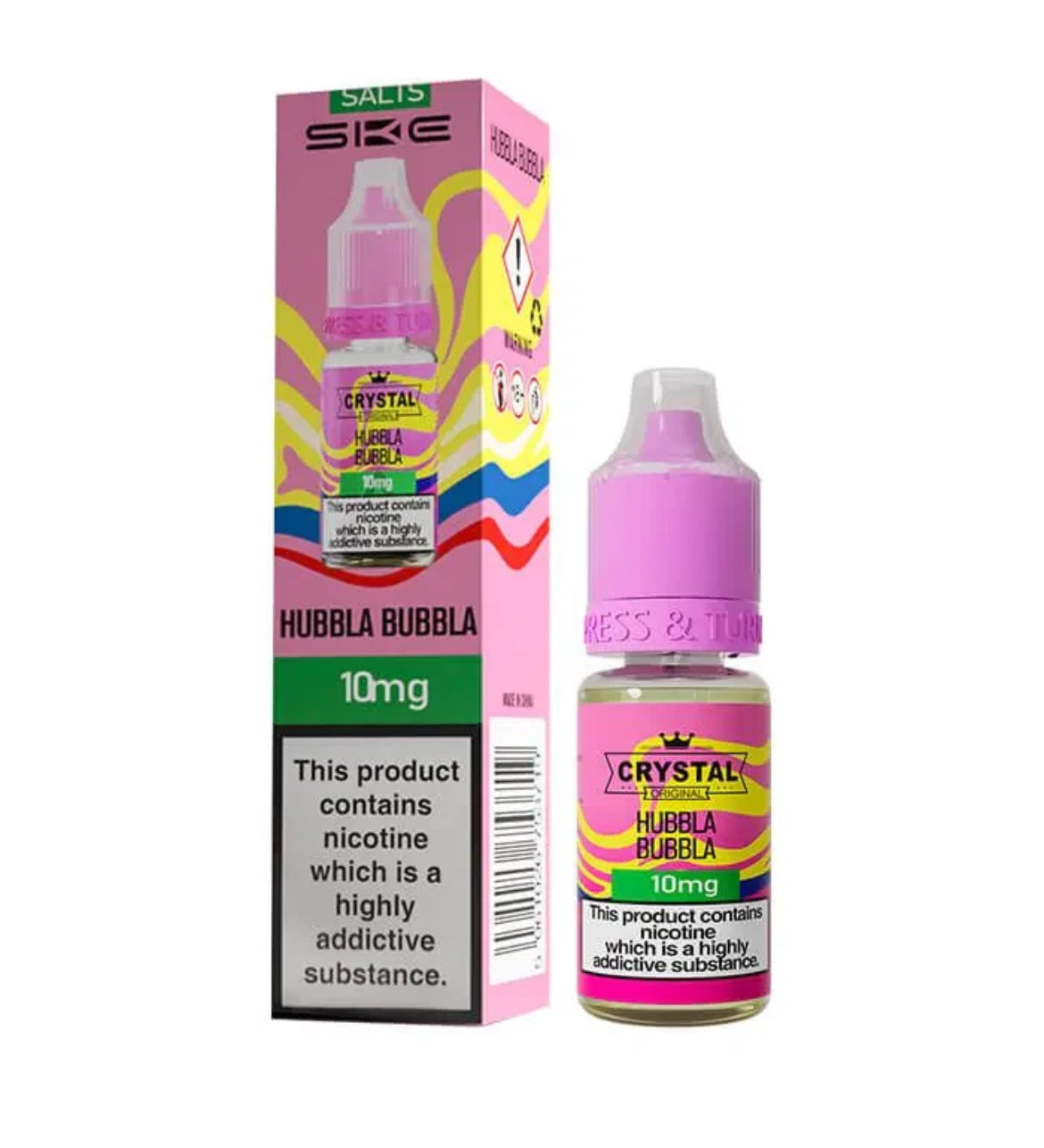 SKE Crystal Nic Salts 10ml E-Liquid | 10mg , 20mg Vape Juice 50VG/50PG