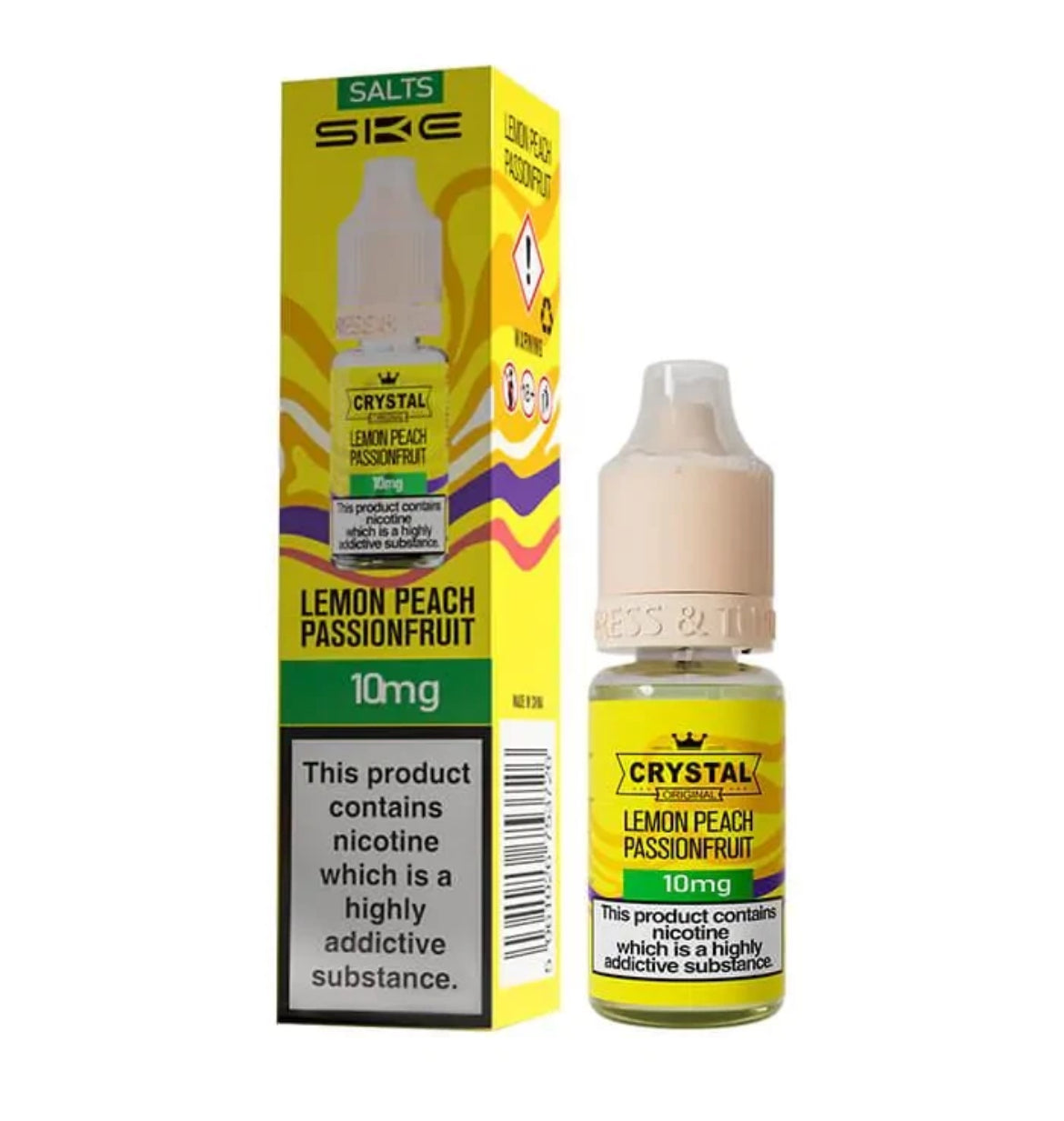 SKE Crystal Nic Salts 10ml E-Liquid | 10mg , 20mg Vape Juice 50VG/50PG