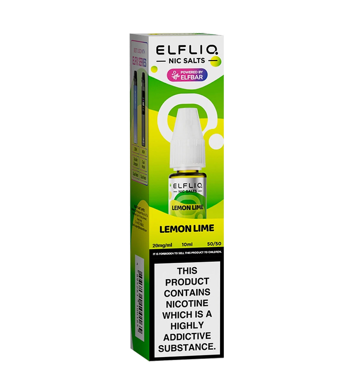ELFLIQ by ELF BAR E Liquid | Nic Salt 10ml  5mg 10mg 20mg