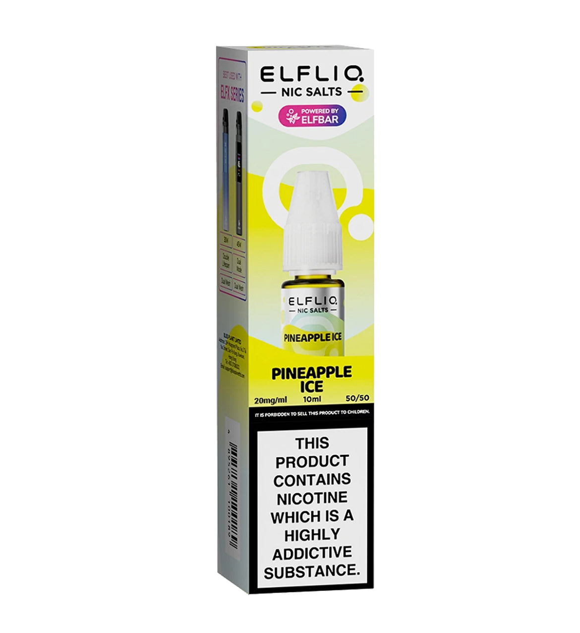 ELFLIQ by ELF BAR E Liquid | Nic Salt 10ml  5mg 10mg 20mg