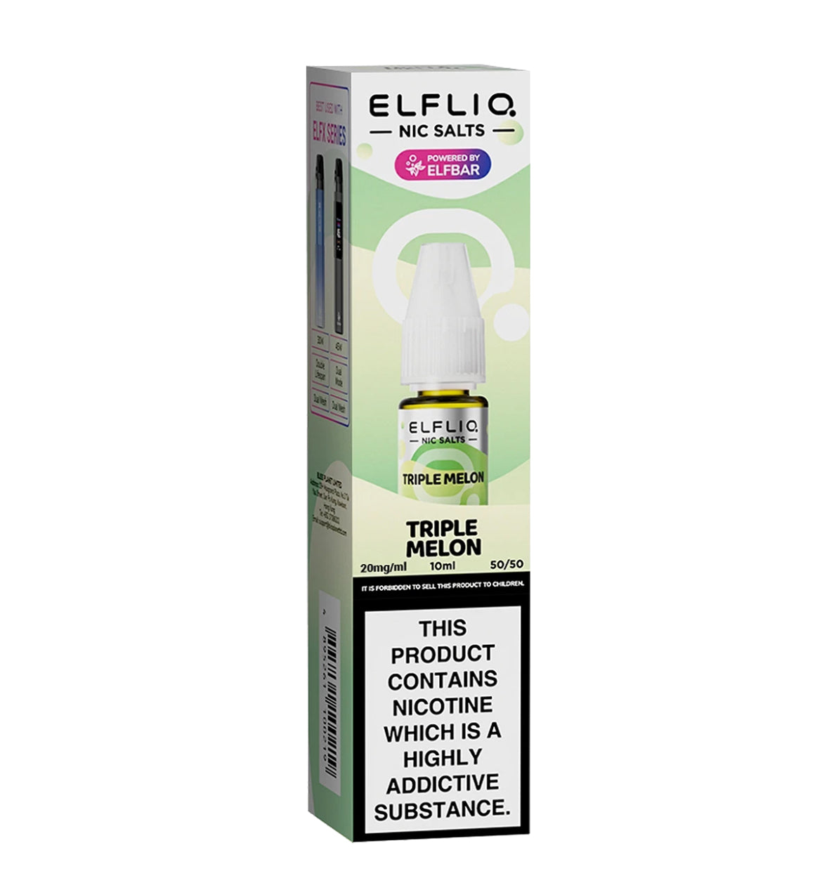 ELFLIQ by ELF BAR E Liquid | Nic Salt 10ml  5mg 10mg 20mg