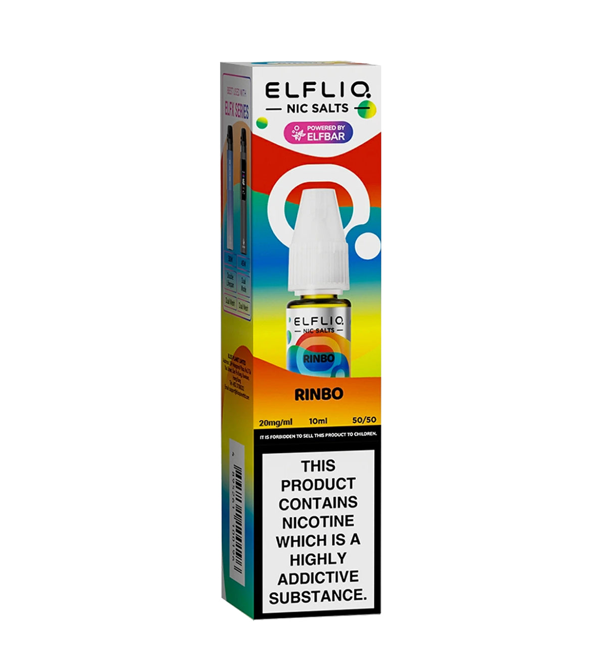ELFLIQ by ELF BAR E Liquid | Nic Salt 10ml  5mg 10mg 20mg