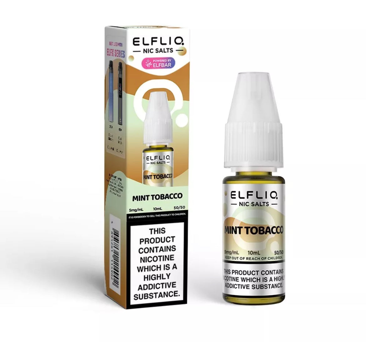 ELFLIQ by ELF BAR E Liquid | Nic Salt 10ml  5mg 10mg 20mg