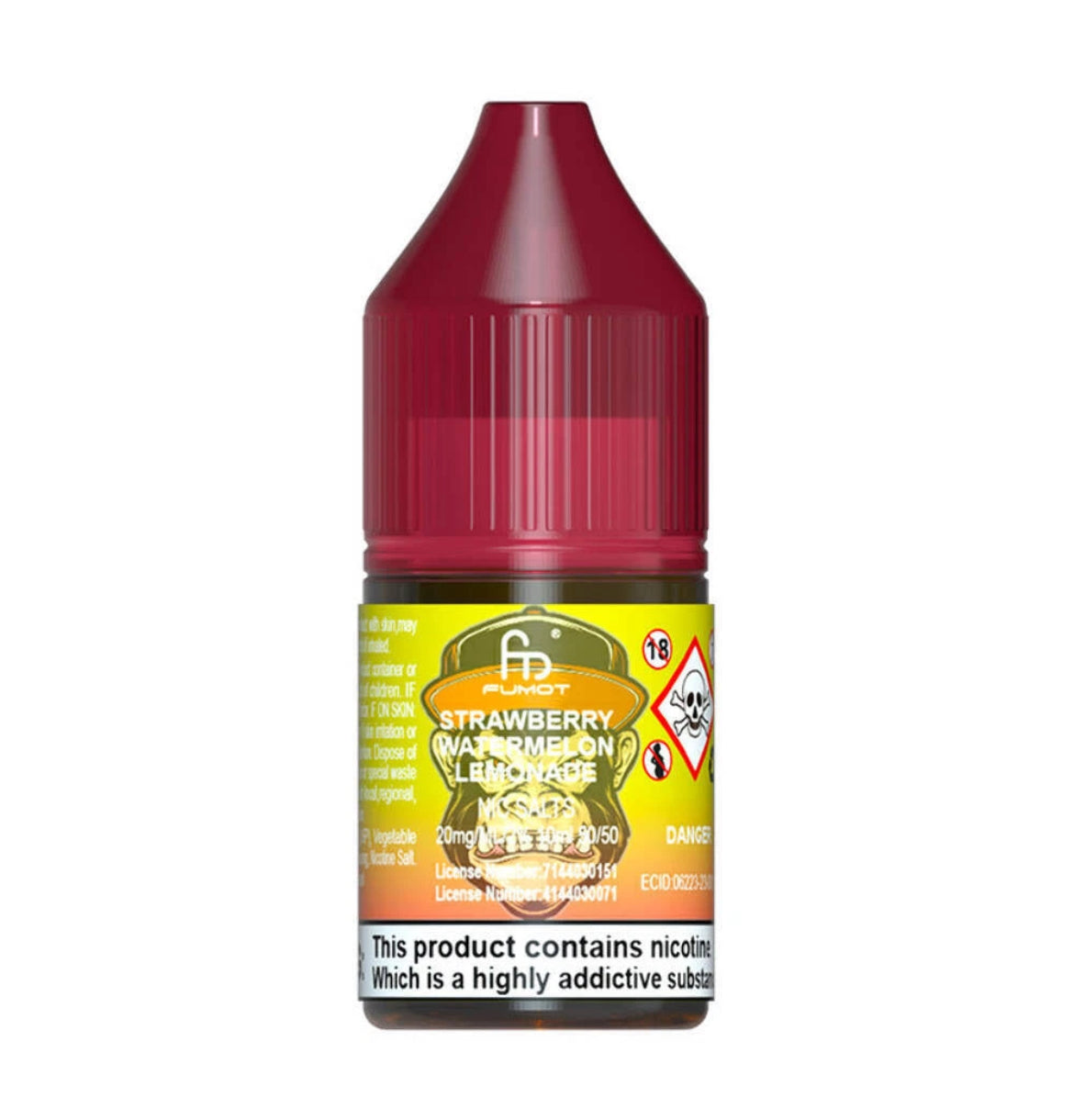 R and M Fumot 7000 Vape Juice e liquid 10/20 mg Pod Kit Nic Salt 10ml 50/50