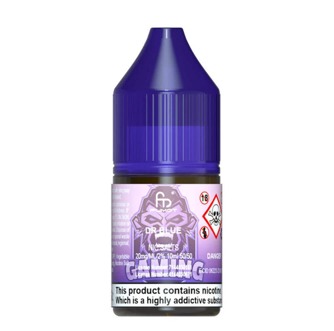 R and M Fumot 7000 Vape Juice e liquid 10/20 mg Pod Kit Nic Salt 10ml 50/50