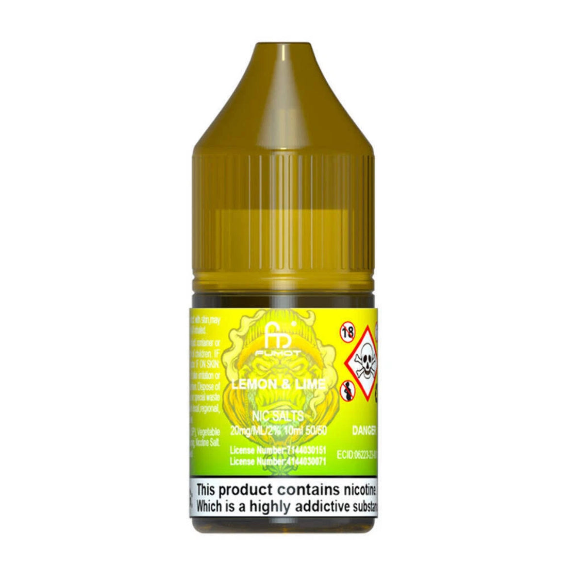 R and M Fumot 7000 Vape Juice e liquid 10/20 mg Pod Kit Nic Salt 10ml 50/50