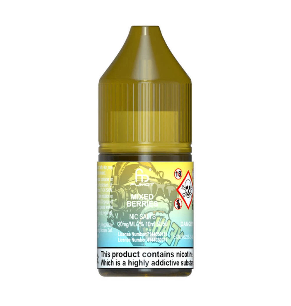 R and M Fumot 7000 Vape Juice e liquid 10/20 mg Pod Kit Nic Salt 10ml 50/50