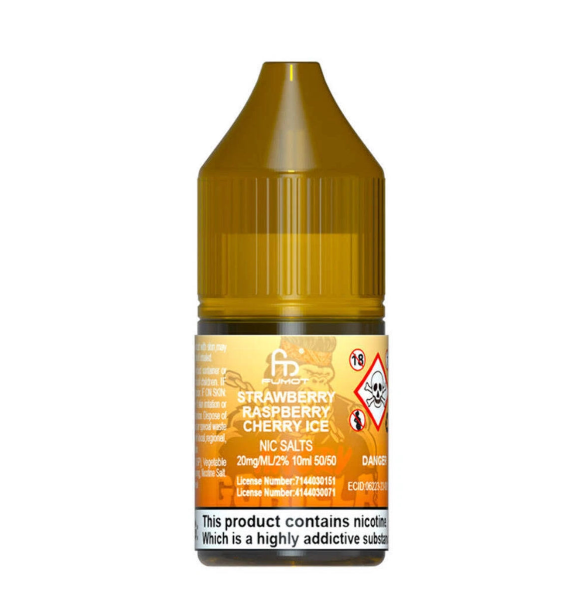 R and M Fumot 7000 Vape Juice e liquid 10/20 mg Pod Kit Nic Salt 10ml 50/50