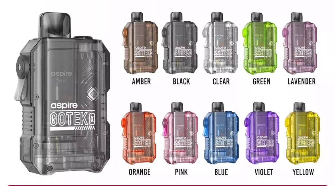 Aspire GOTEK X Pod Kit Pocket Vape Mod 650 mAh