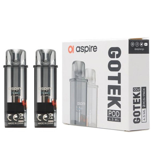 Aspire Gotek X Replacement Pods 0.6 ohm 0.8 ohm XL  Pack of 2
