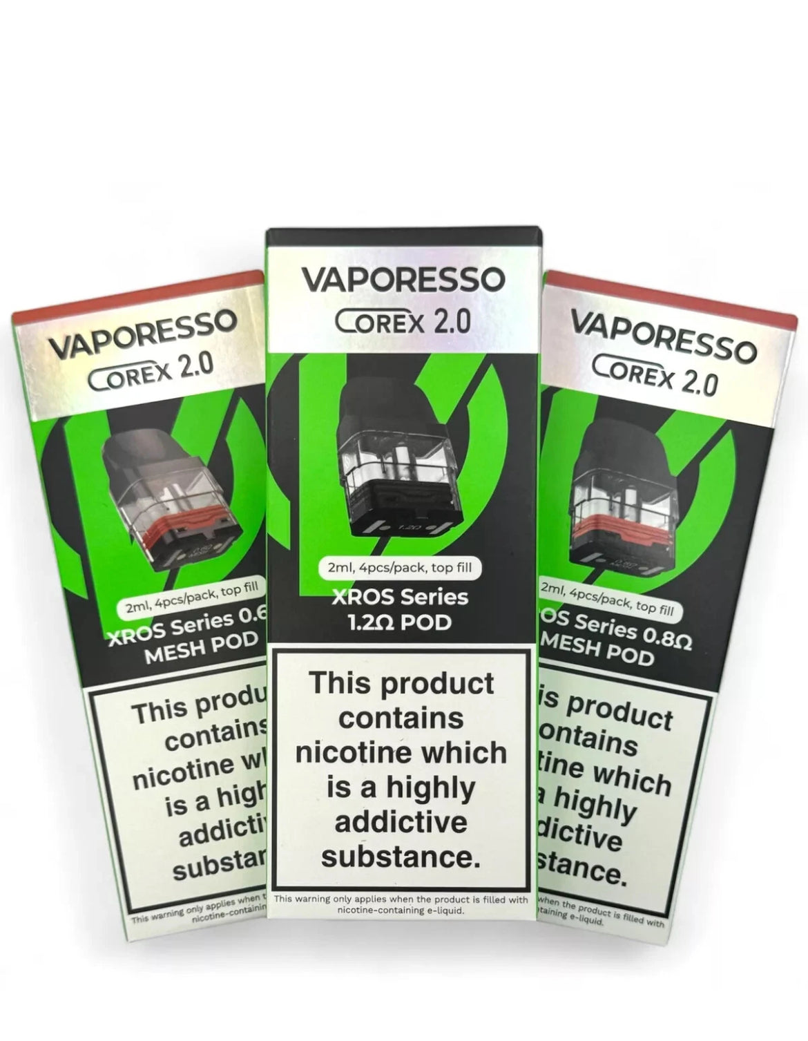Vaporesso Xros  Pods Replacement Pod FOR Pods Kits 0.6 0.8 1.0 1.2 Mesh