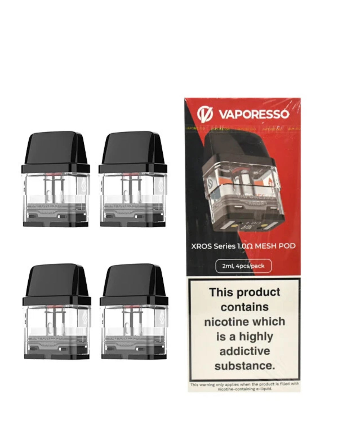 Vaporesso Xros  Pods Replacement Pod FOR Pods Kits 0.6 0.8 1.0 1.2 Mesh