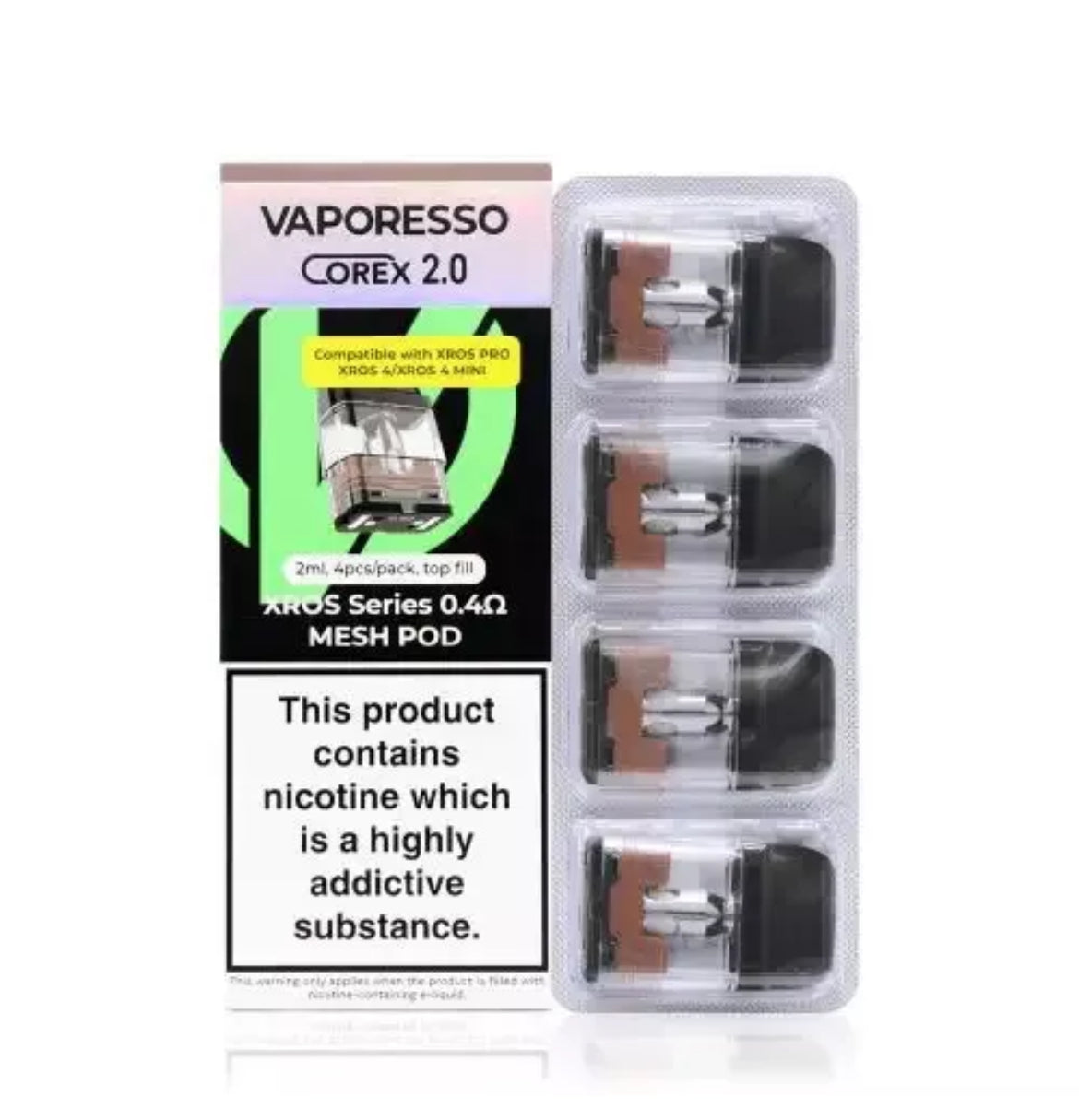 Vaporesso Xros  Pods Replacement Pod FOR Pods Kits 0.6 0.8 1.0 1.2 Mesh