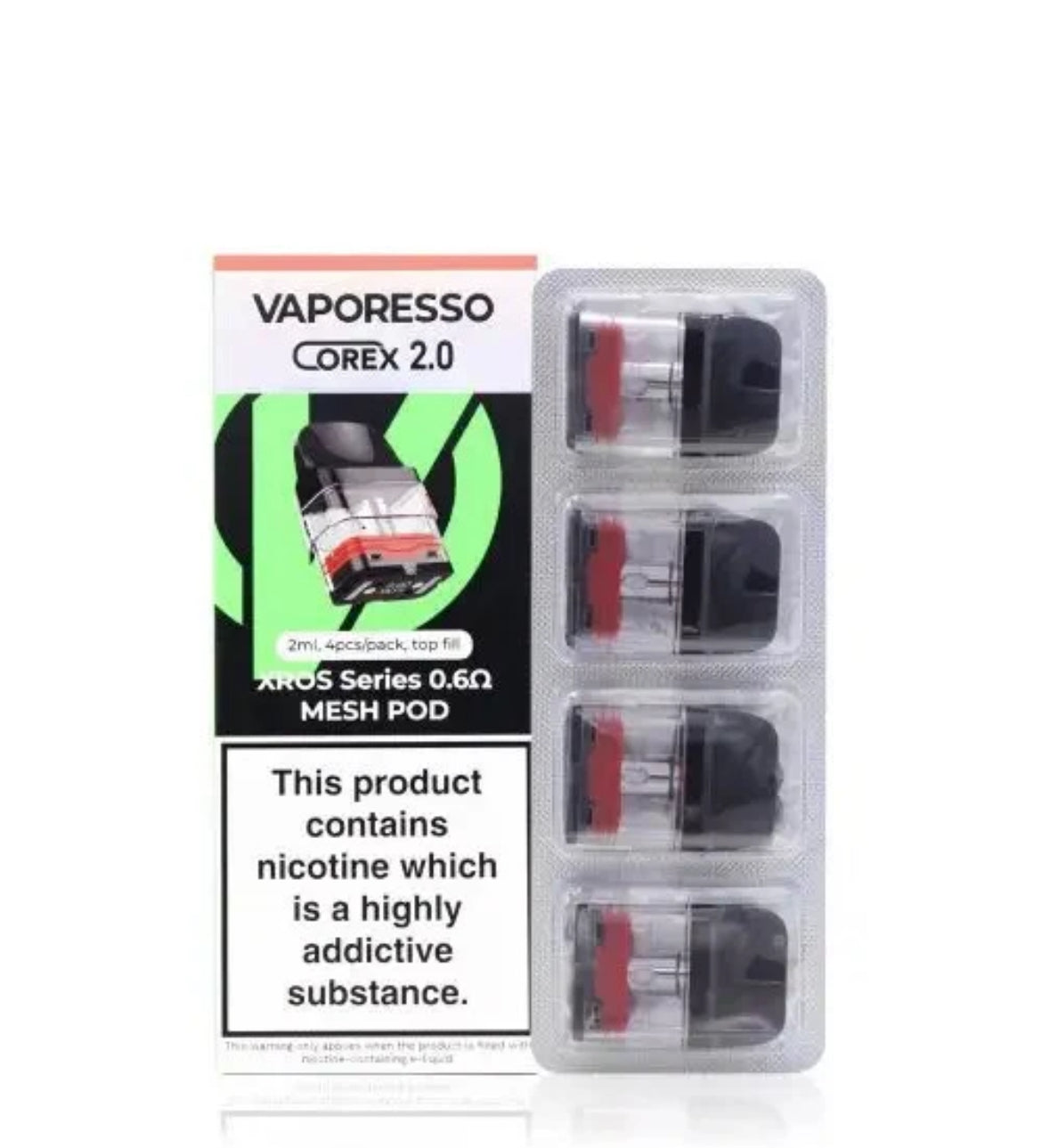 Vaporesso Xros  Pods Replacement Pod FOR Pods Kits 0.6 0.8 1.0 1.2 Mesh