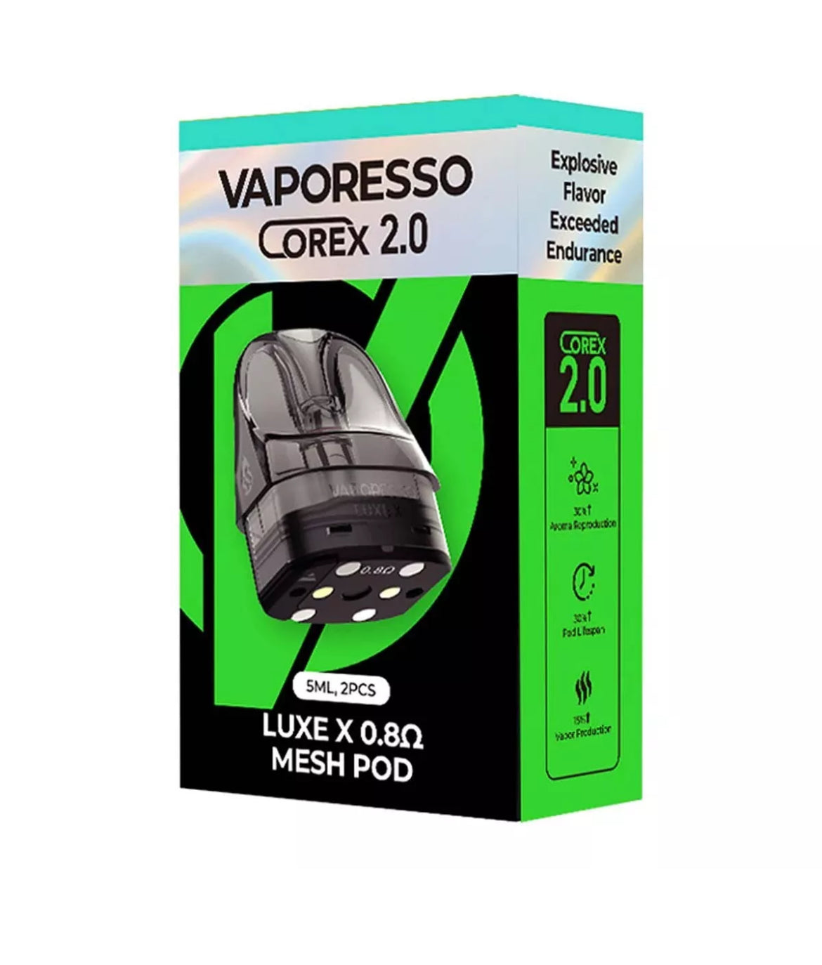 XL Vaporesso Luxe X X2 PODS Spare Pod Cartridges Luxe-X XR 0.3 0.4 0.6 0.8 Ohm