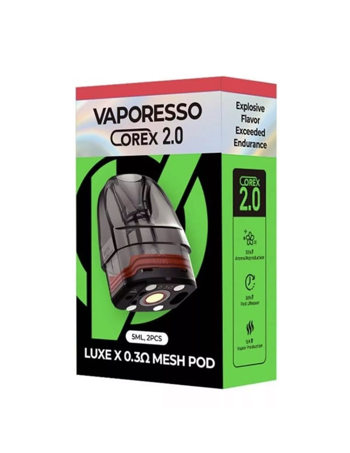 XL Vaporesso Luxe X X2 PODS Spare Pod Cartridges Luxe-X XR 0.3 0.4 0.6 0.8 Ohm