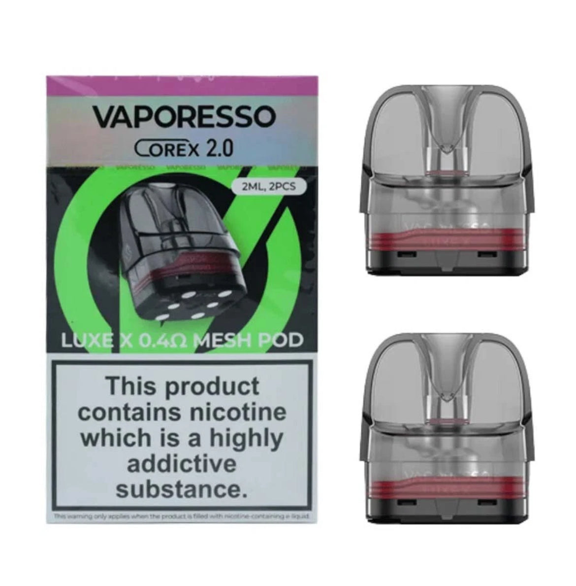 XL Vaporesso Luxe X X2 PODS Spare Pod Cartridges Luxe-X XR 0.3 0.4 0.6 0.8 Ohm
