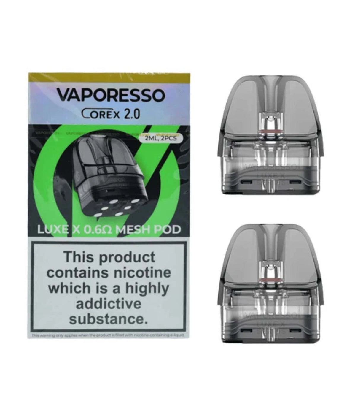 XL Vaporesso Luxe X X2 PODS Spare Pod Cartridges Luxe-X XR 0.3 0.4 0.6 0.8 Ohm