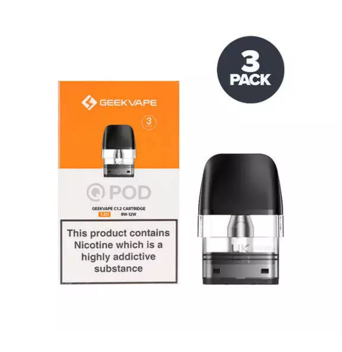 Geek Vape Q PODS Cartridge 0.6 0.8 1.2 Ω Replacement Pods for Sonder  Wenax Kit