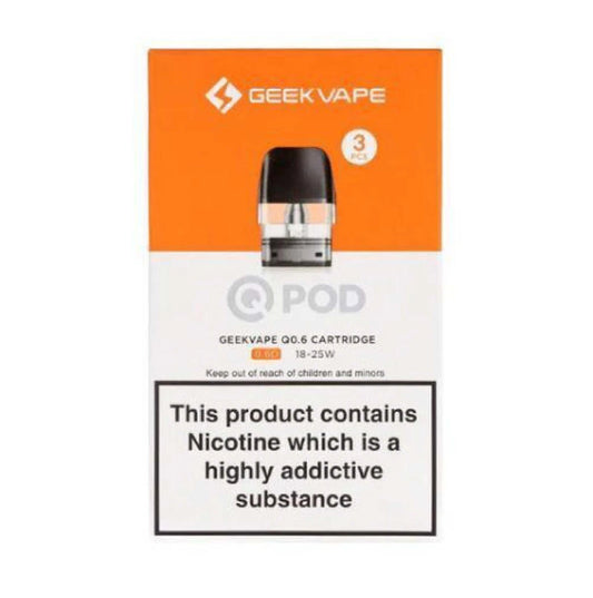 Geek Vape Q PODS Cartridge 0.6 0.8 1.2 Ω Replacement Pods for Sonder  Wenax Kit