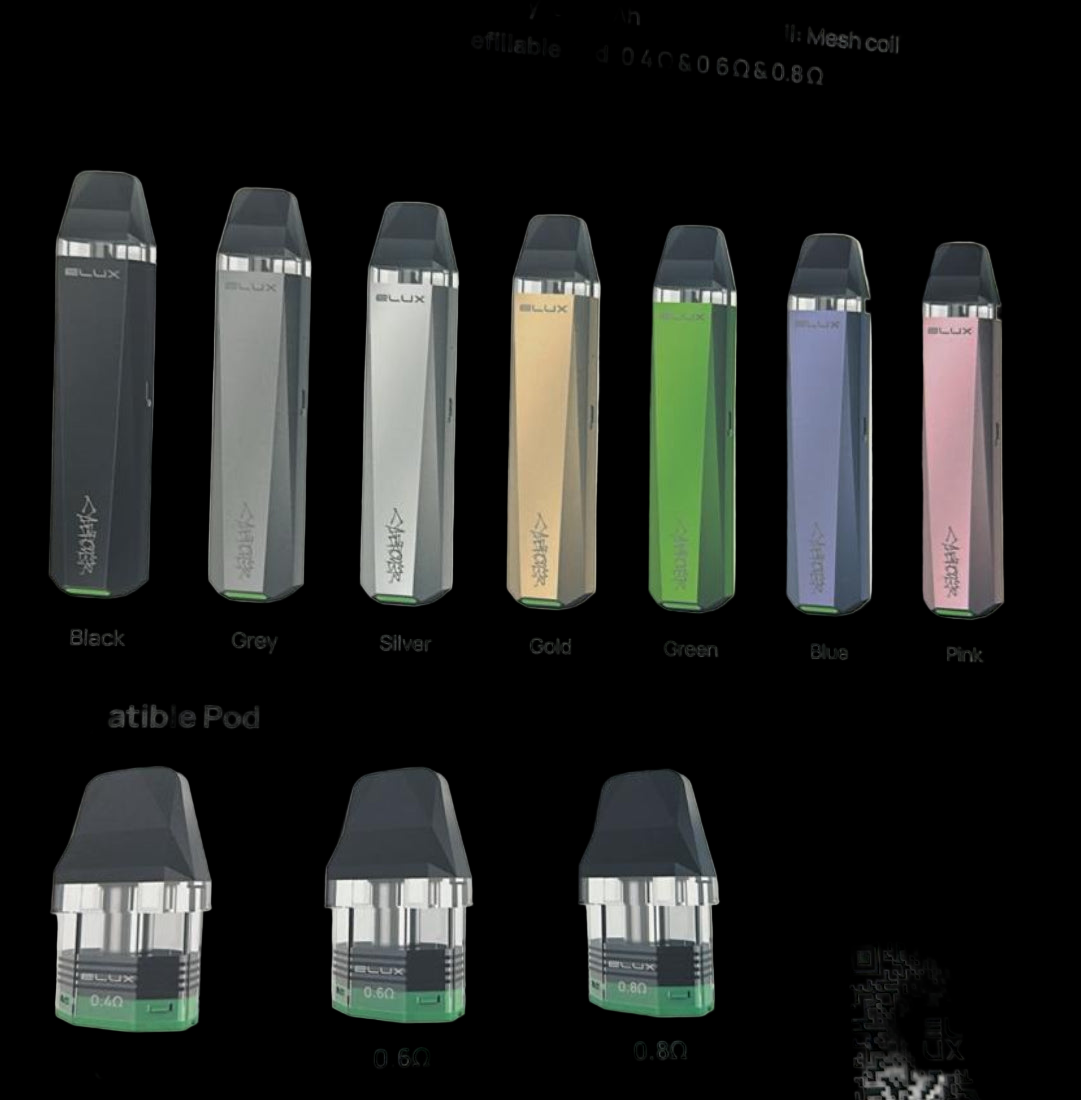 Elux P1 Rechargeable Vape Kit 850mAh Battery pocket Vape Kit