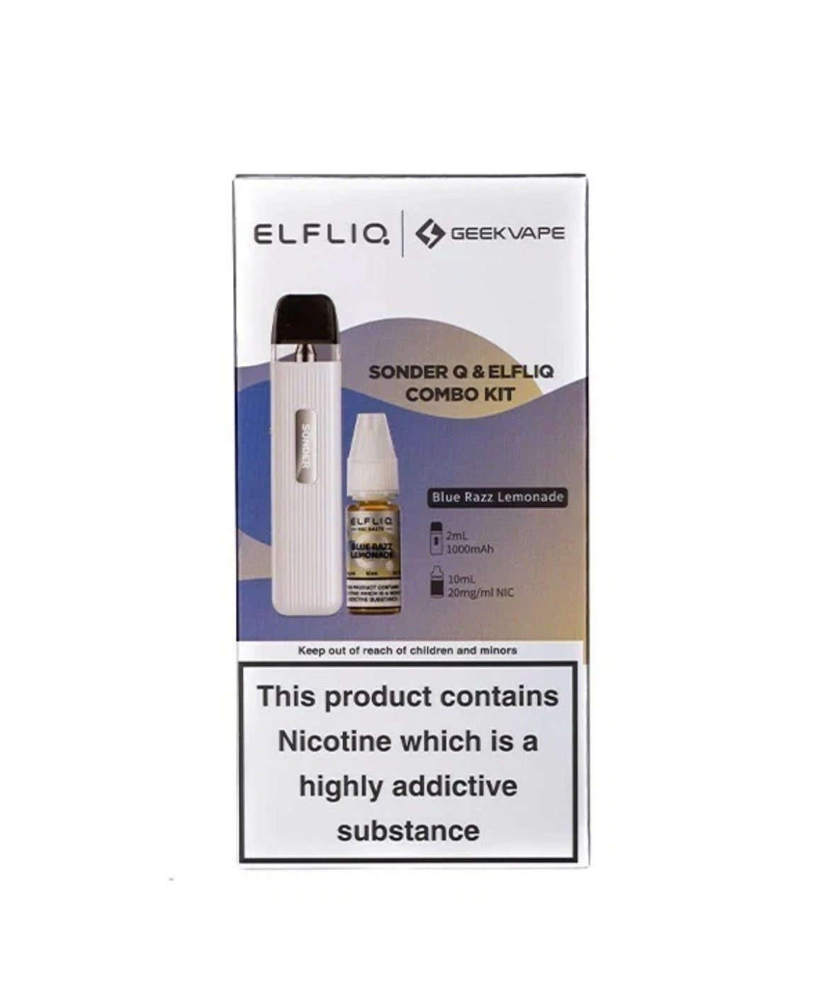 Geekvape Sonder Q Pod Kit And Elfliq Salt Combo Pack