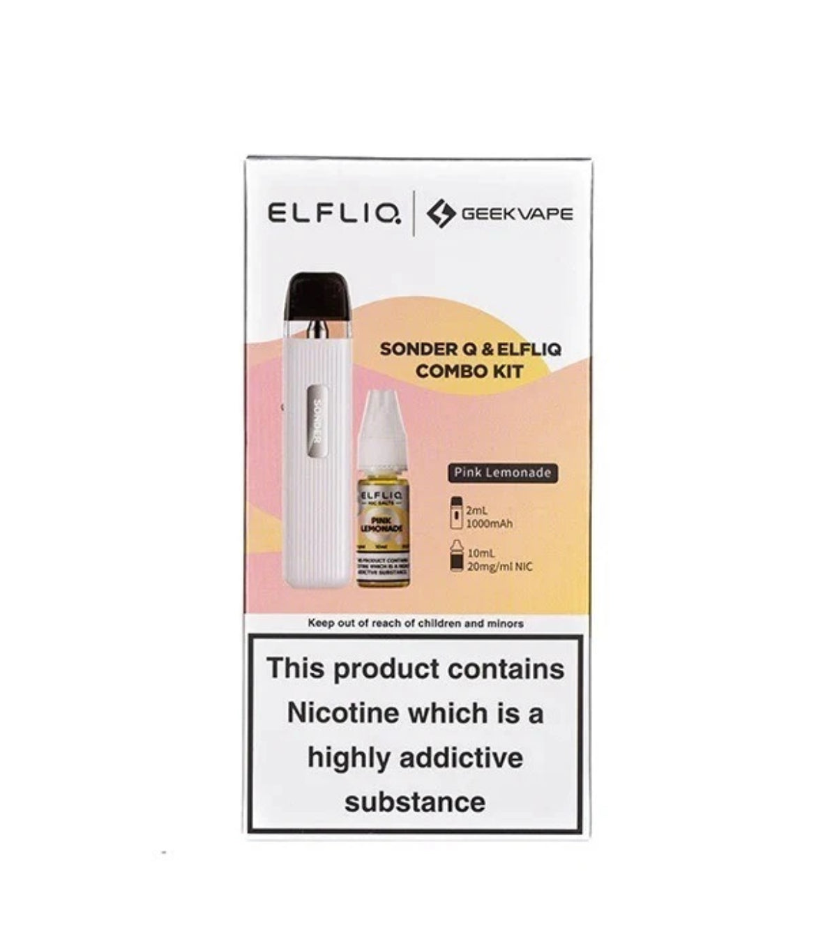 Geekvape Sonder Q Pod Kit And Elfliq Salt Combo Pack