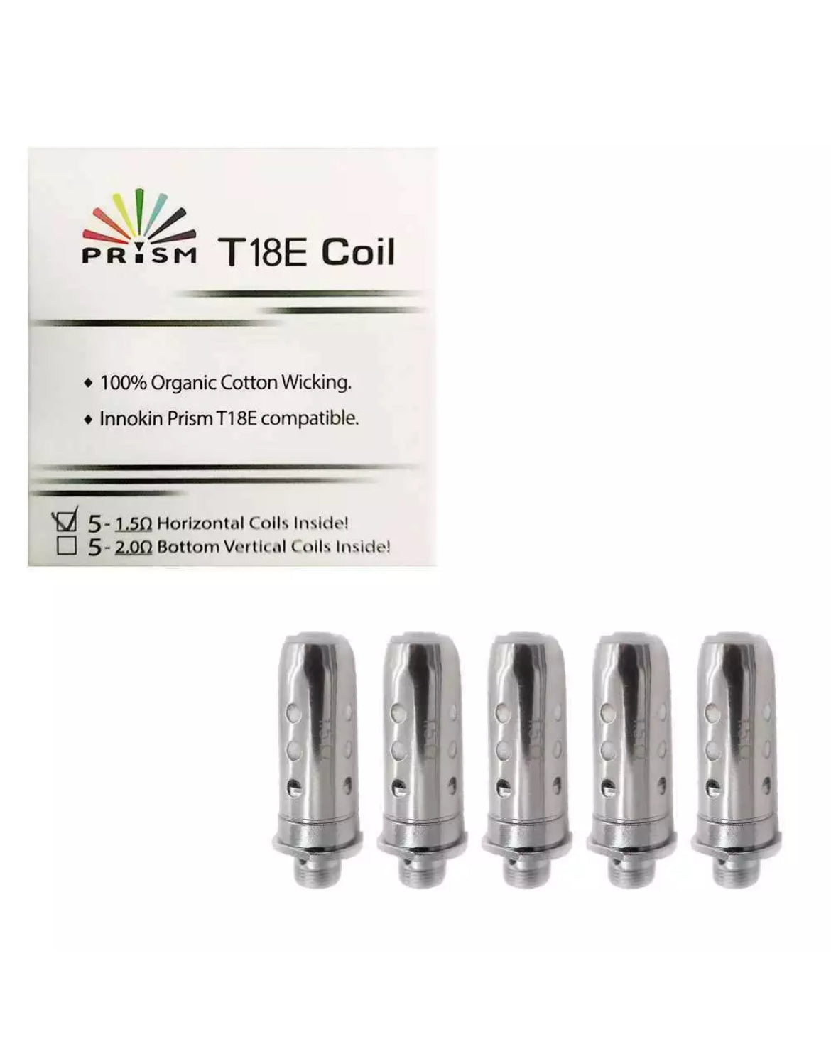 Innokin Endura T22E Starter Kit with Prism 2ml Tank 2000mAh Or  0.5 Coil