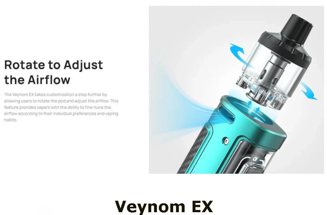 ASPIRE VEYNOM LX 100W Pod Vape Starter Kit 2ml 3200mAh or Pods or  BP Mesh Coils