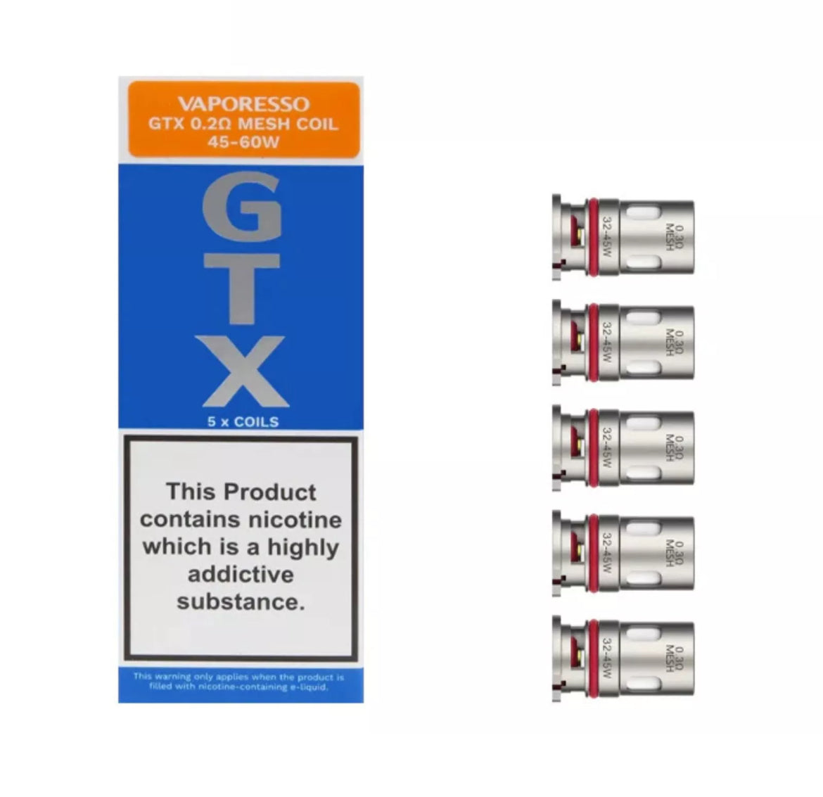 Vaporesso Armour GS Vape Pod Kit 80W  & Empty Pods  & GTX Coils