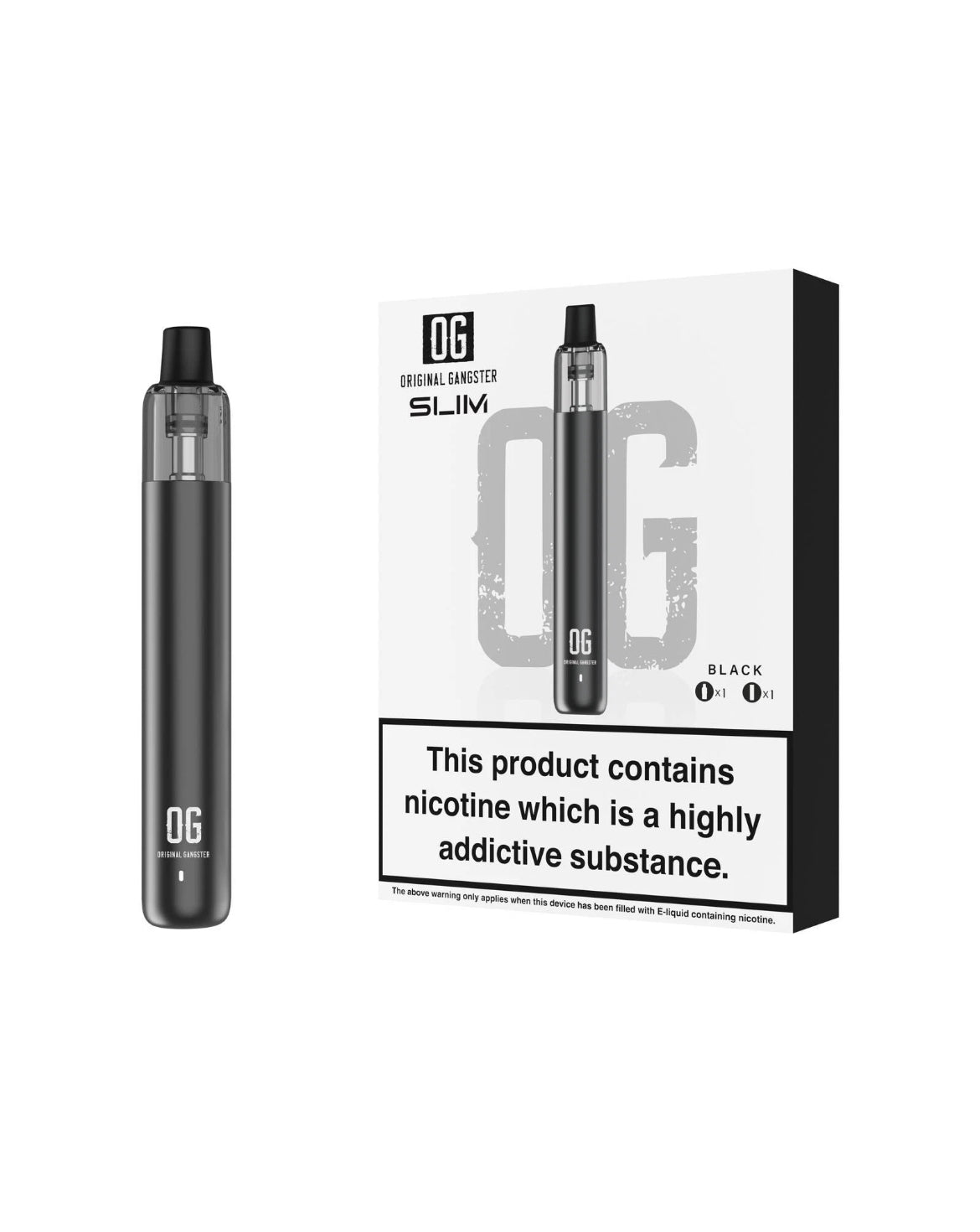 OG - Original Gangster Slim Pod Kit 550mAh &  2ML OG Pods  0.8ohm