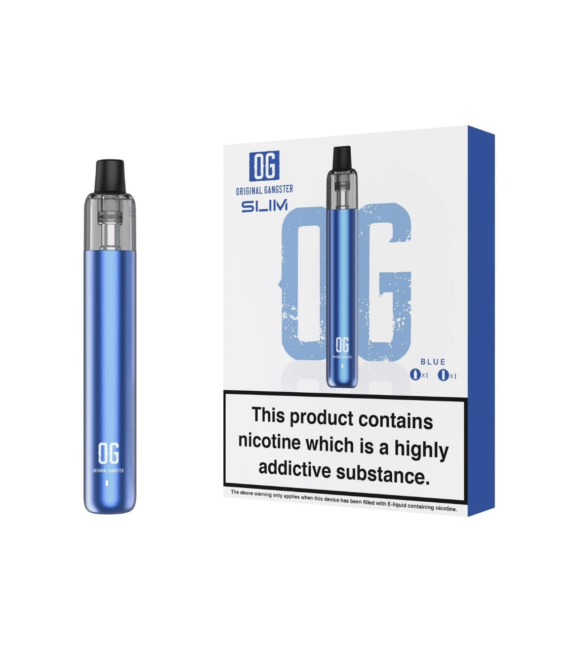 OG - Original Gangster Slim Pod Kit 550mAh &  2ML OG Pods  0.8ohm