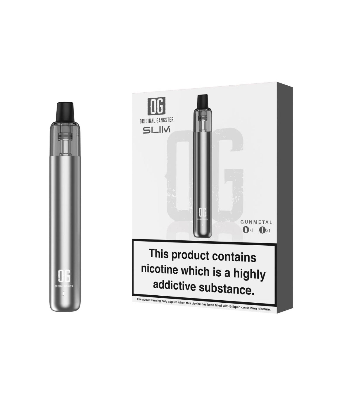 OG - Original Gangster Slim Pod Kit 550mAh &  2ML OG Pods  0.8ohm