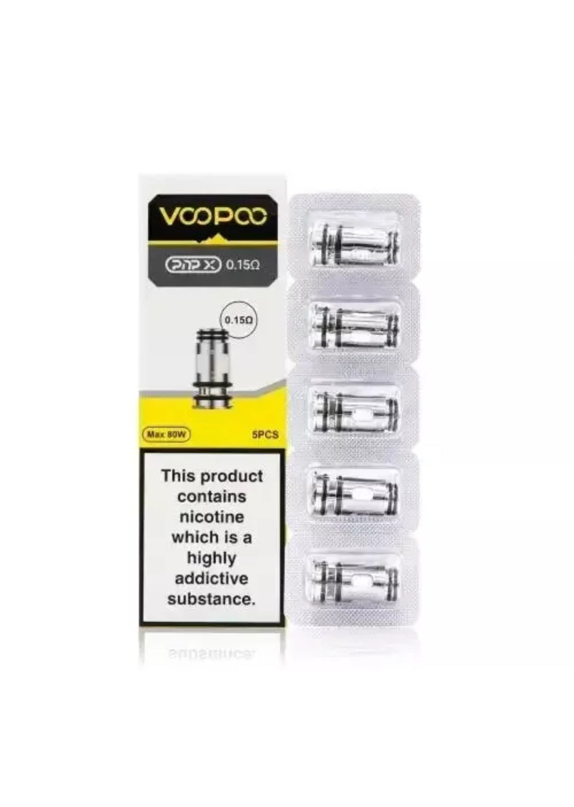 Voopoo Vinci E120 Vape Kit 5-120W 4500mAh & Voopoo PNP Coil Available In 0.3 , 0.15