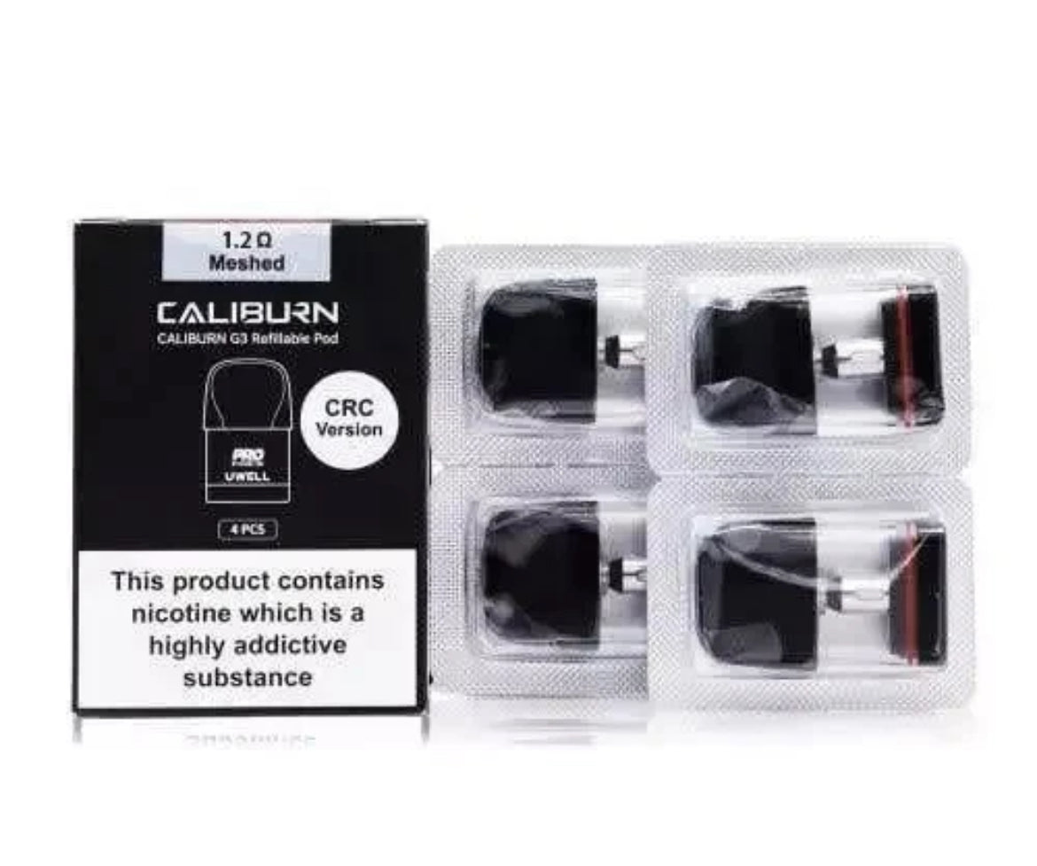Uwell Caliburn G4 Pro Vape Kit 35W Pod System 1800mAh Touchscreen & Uwell Caliburn G3 Pods