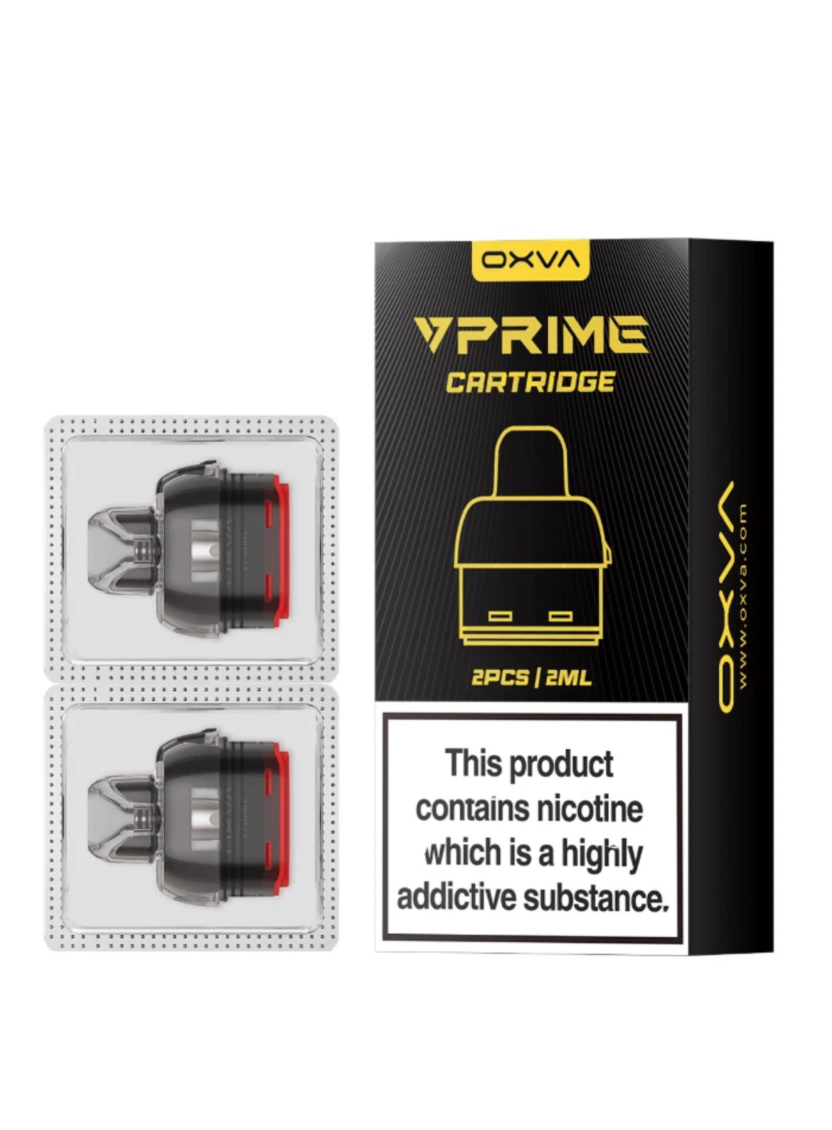 Oxva VPrime Vape Pod Kit 60W 2600mAh Battery &   Oxva VPrime Pods 2ML or XL