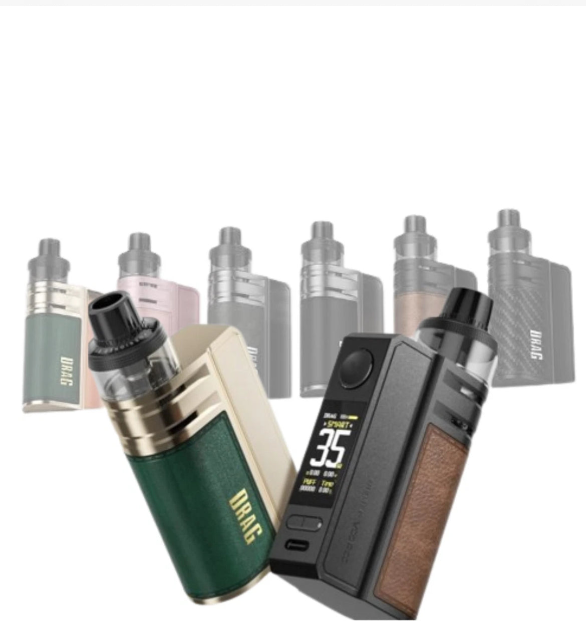 VooPoo Drag E60 Vape Kit  Vape Pen E Cigarette & 2ml PNP Pod & Voopoo PNP Coil