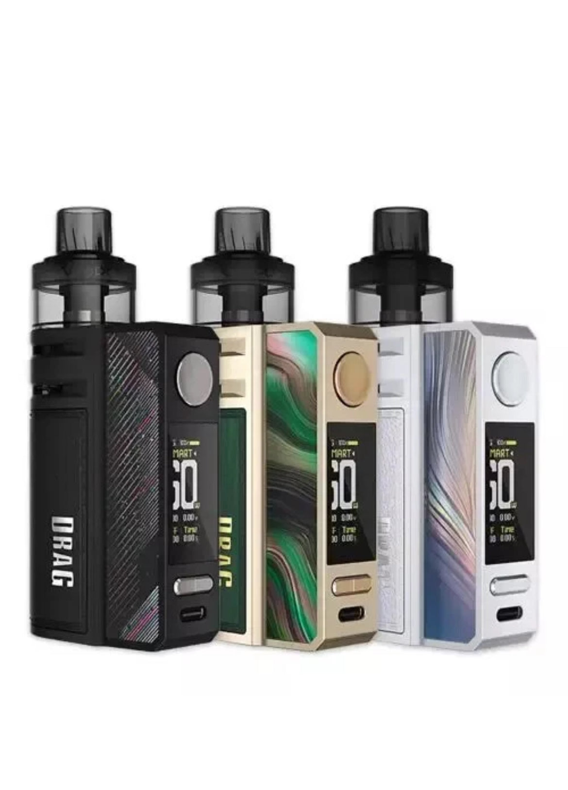VooPoo Drag E60 Vape Kit  Vape Pen E Cigarette & 2ml PNP Pod & Voopoo PNP Coil